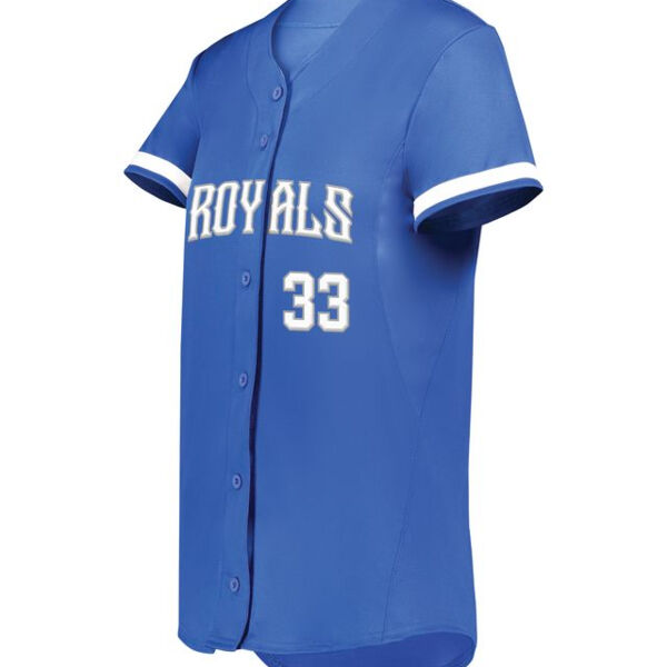 Ladies Cutter+ Full Button Softball Jersey Thumbnail