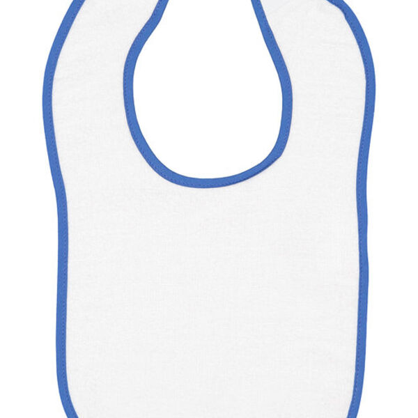 Infant Contrast Trim Terry Bib Thumbnail