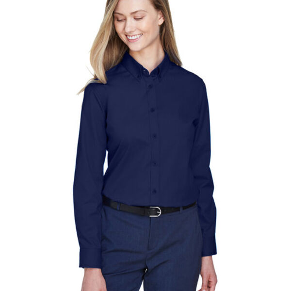 Ladies' Operate Long-Sleeve Twill Shirt Thumbnail
