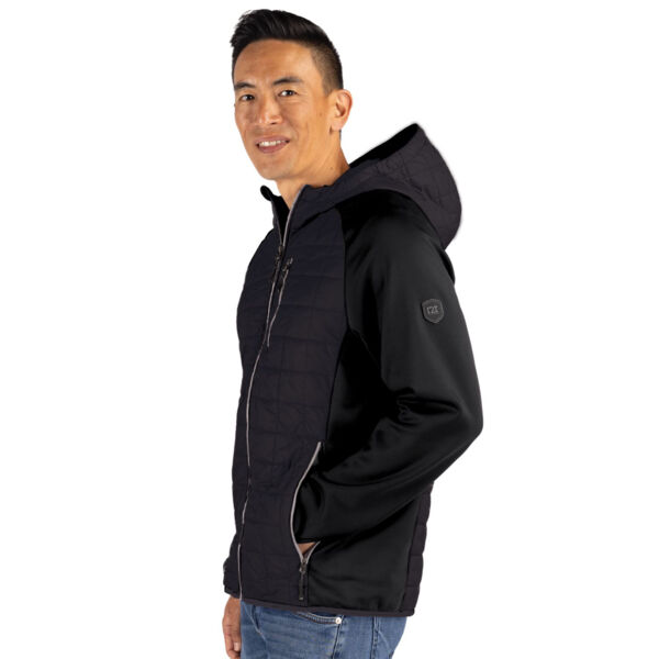 Cutter & Buck Rainier Primaloft Mens Eco Full Zip Hybrid Jacket Thumbnail