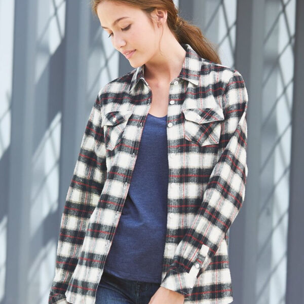 Women's Yarn-Dyed Flannel Shirt Thumbnail