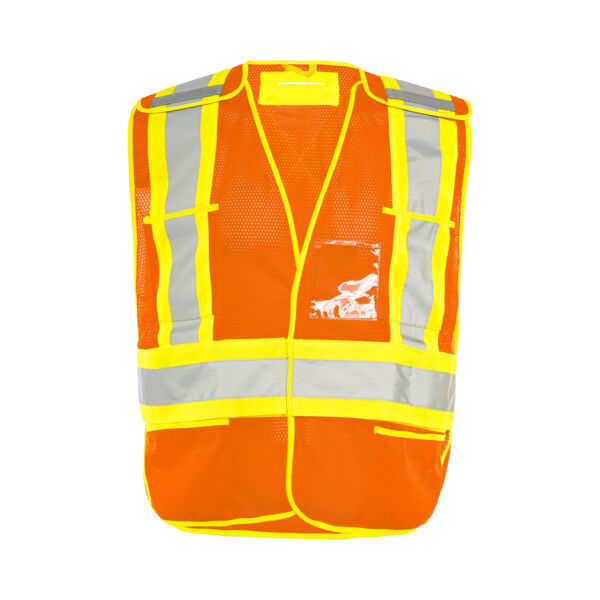 Universal 5 Pt. Tearaway Mesh Traffic Vest Thumbnail