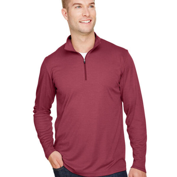 Men's Zone Sonic Heather Performance Quarter-Zip Thumbnail