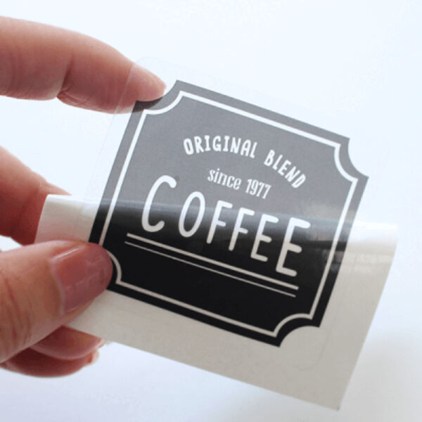 2"x2" Clear Permanent Label Thumbnail