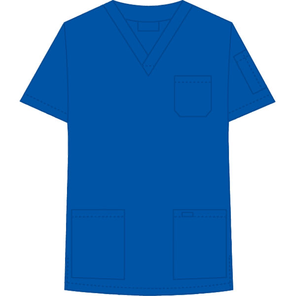 V-Neck UNISEX Scrub Top Thumbnail