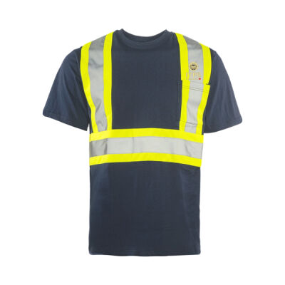 ITPS - Short Sleeve Cotton Traffic T-Shirt, 4″ Refl. Tape Thumbnail